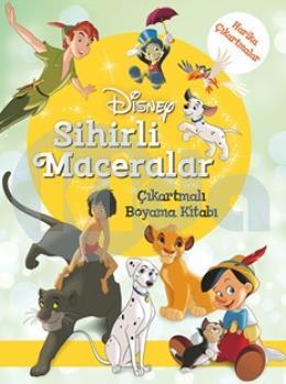 Disney Sihirli Maceralar Çıkartmalı Boyama Kitabı