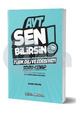 Benim Hocam AYT Türk Dili ve Edebiyatı Sen Bilirsin Soru-Cevap Kitabı