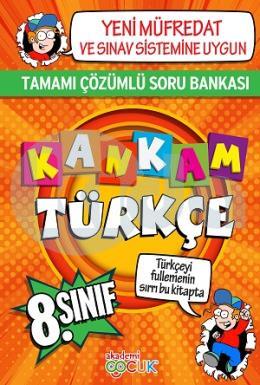 Akademi Çocuk 8.Sınıf Kankam Türkçe Soru Bankası