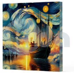Van Gogh 2 Gemi Çizgisiz Defter