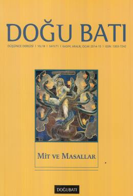 Doğubatı Düşünce Dergisi Sayı 71 Mit ve Masallar