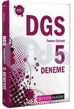 Pegem 2021 DGS Tamamı Çözümlü 5 Deneme (İADESİZ)
