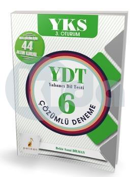 Pelikan YKS 3.Oturum YDT (Yabancı Dil Testi) 6 Çözümlü Deneme