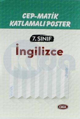 Data 7. Sınıf İngilizce Cep-Matik Katlamalı Poster