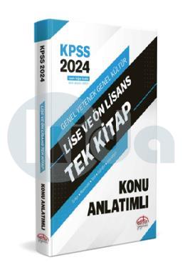 Editör 2022 KPSS Genel Yetenek Genel Kültür VİP Tek Kitap Konu Anlatımlı (İADESİZ)