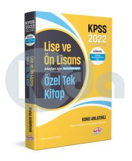 Editör 2022 KPSS Lise ve Ön Lisans Adayları İçin Özel Tek Kitap Konu Anlatımlı (İADESİZ)