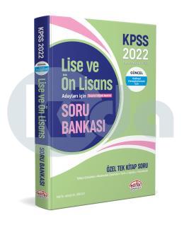 Editör 2022 KPSS Lise ve Ön Lisans Adayları İçin Özel Tek Kitap Soru Bankası (İADESİZ)