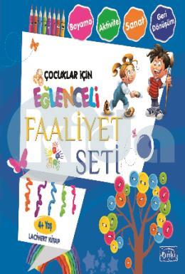 Eğlenceli Faaliyetler Seti Lacivert Kitap - 4 Yaş