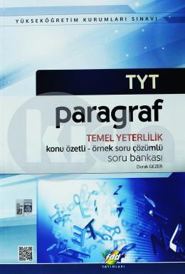 FDD YKS TYT Paragraf Soru Bankası Temel Yeterlilik Konu Özetli Soru Bankası