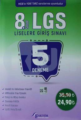 Faktör 8.Sınıf LGS 5 Li Deneme