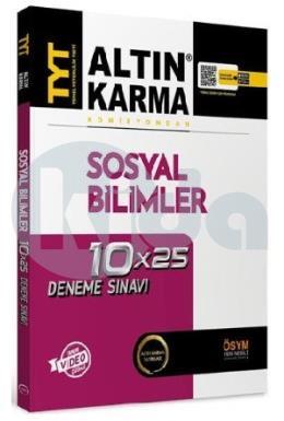 Altın Karma TYT Sosyal Bilimler Komisyondan 10x25 Deneme