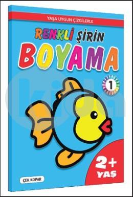 Yaş Renkli Şirin Boyama 1 - 2+ Yaş