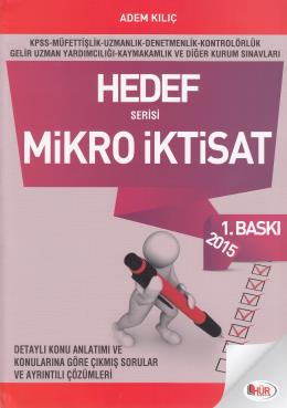 Hür 2015 Hedef Serisi Mikro İktisat