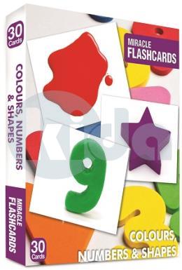 Miracle Flashcards Colours,Numbers&Shapes
