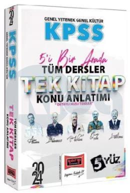 Yargı 2024 KPSS Genel Kültür Genel Yetenek 5i Bir Arada Tüm Dersler Tek Kitap Konu Anlatımı