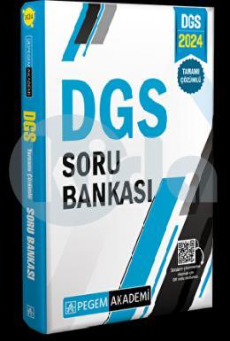 Pegem 2024 DGS Tamamı Çözümlü Soru Bankası (İADESİZ)