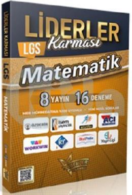 Liderler Karması 8. Sınıf LGS Matematik Denemeleri 8 Yayın 16 Deneme