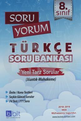 Bulut Eğitim 8. Sınıf Soru Yorum Türkçe Soru Bankası